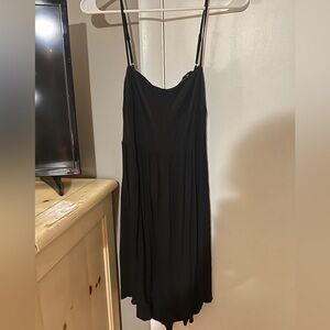 black coverup dress